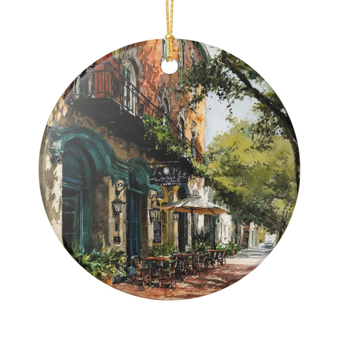Savannah Georgia Ornament: Unique Savannah Souvenir, Savannah Georgia Xmas Decor, and Authentic Savannah Gift