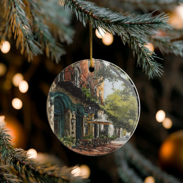 Savannah Georgia Ornament: Unique Savannah Souvenir, Savannah Georgia Xmas Decor, and Authentic Savannah Gift