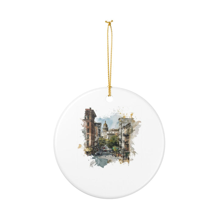 Savannah Georgia Ornament: Unique Savannah Souvenir, Savannah Georgia Xmas Decor, and Authentic Savannah Gift