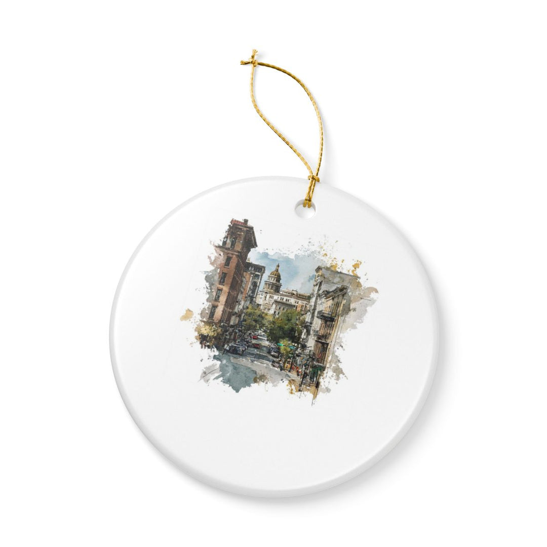 Savannah Georgia Ornament: Unique Savannah Souvenir, Savannah Georgia Xmas Decor, and Authentic Savannah Gift