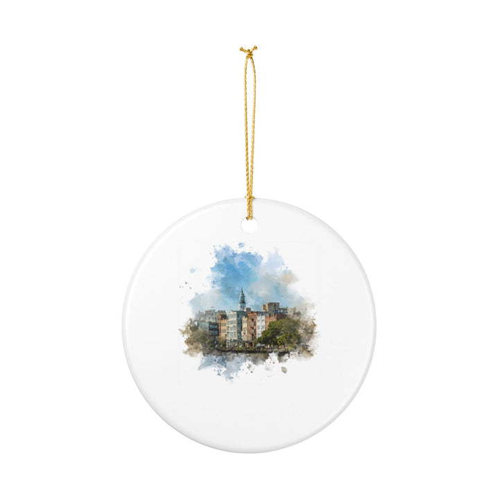 Savannah Georgia Ornament: Unique Savannah Souvenir, Savannah Georgia Xmas Decor, and Authentic Savannah Gift