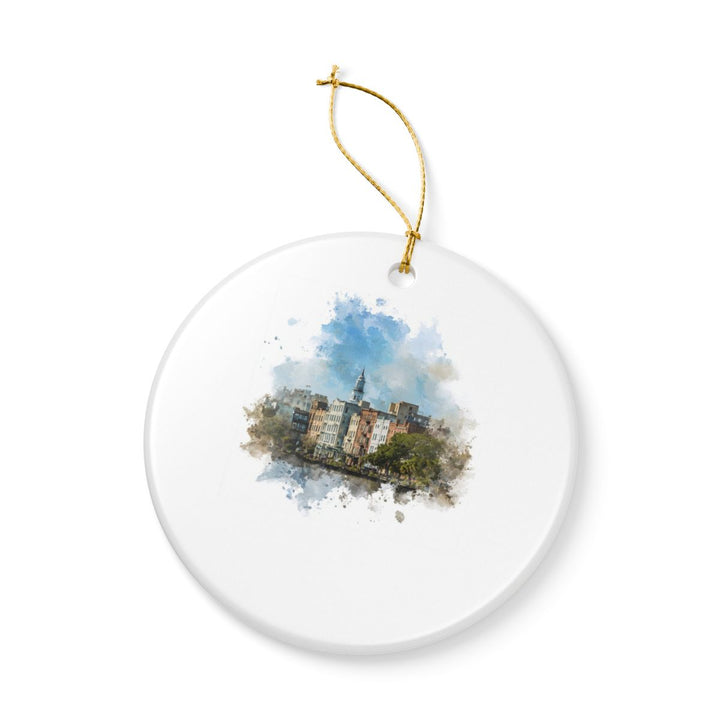 Savannah Georgia Ornament: Unique Savannah Souvenir, Savannah Georgia Xmas Decor, and Authentic Savannah Gift