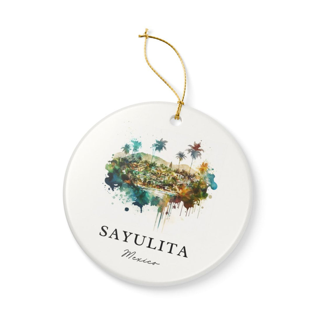 Sayulita Mexico Ornament: Unique Sayulita Mexico Souvenir, Sayulita Mexico Xmas Decor, and Authentic Sayulita Mexico Gift
