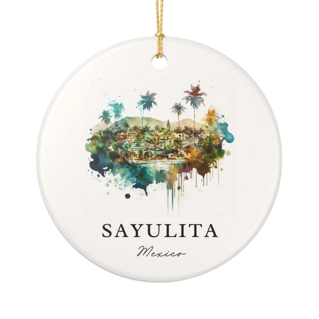 Sayulita Mexico Ornament: Unique Sayulita Mexico Souvenir, Sayulita Mexico Xmas Decor, and Authentic Sayulita Mexico Gift