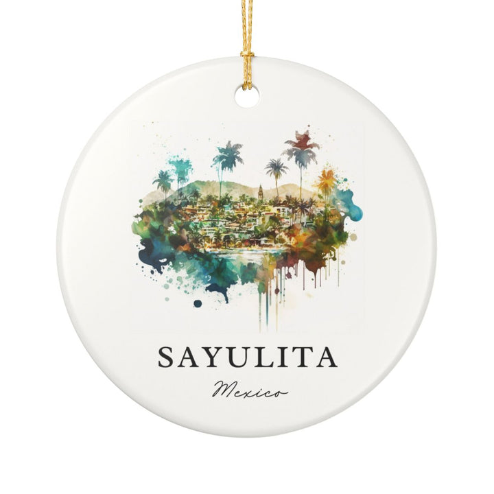 Sayulita Mexico Ornament: Unique Sayulita Mexico Souvenir, Sayulita Mexico Xmas Decor, and Authentic Sayulita Mexico Gift