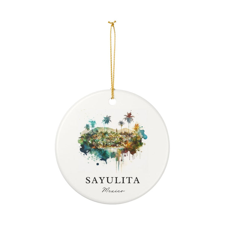 Sayulita Mexico Ornament: Unique Sayulita Mexico Souvenir, Sayulita Mexico Xmas Decor, and Authentic Sayulita Mexico Gift