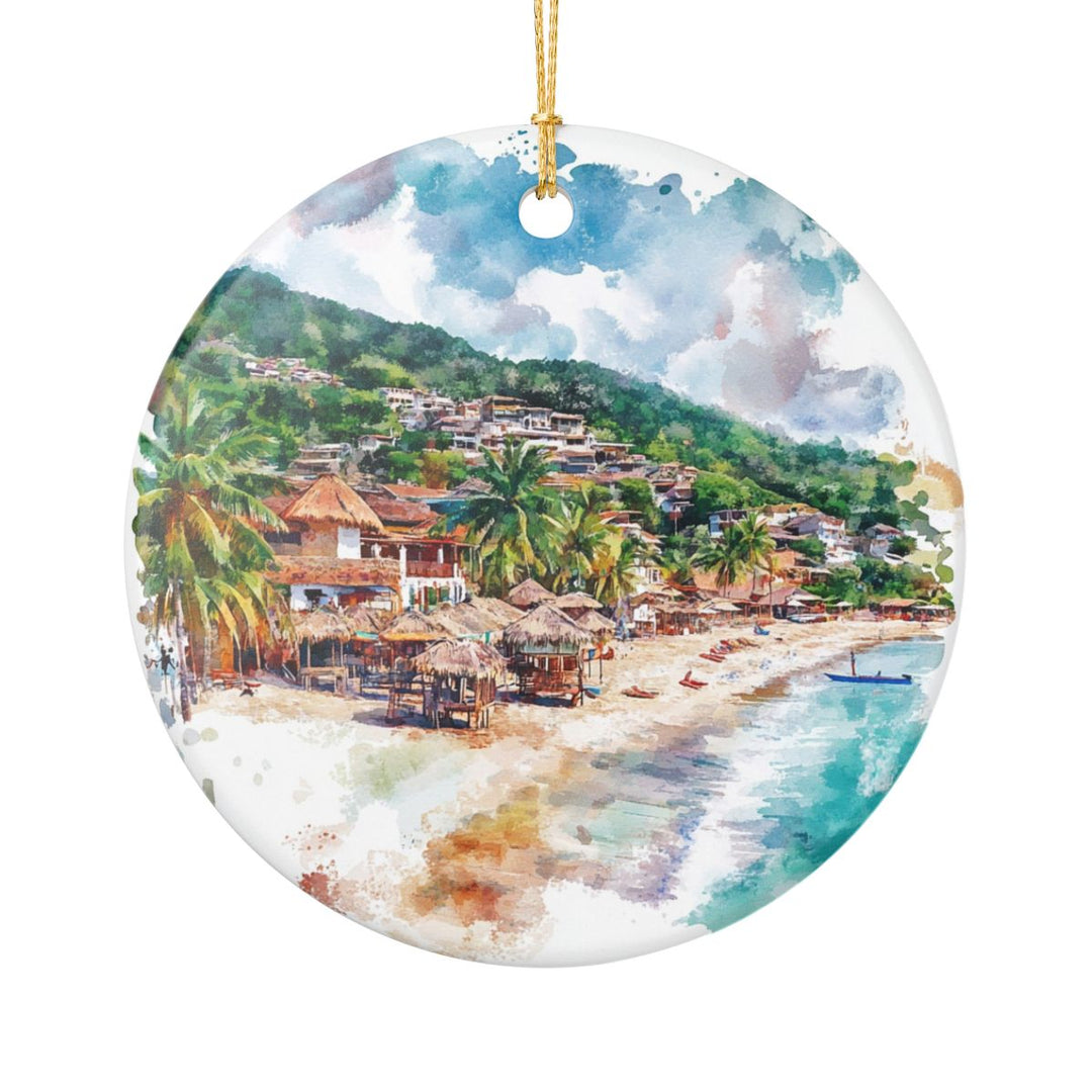 Sayulita Mexico Ornament: Unique Sayulita Mexico Souvenir, Sayulita Mexico Xmas Decor, and Authentic Sayulita Mexico Gift
