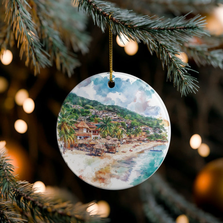 Sayulita Mexico Ornament: Unique Sayulita Mexico Souvenir, Sayulita Mexico Xmas Decor, and Authentic Sayulita Mexico Gift