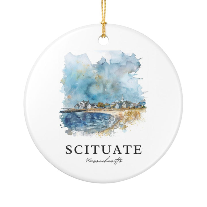 Scituate Massachusetts Ornament | Christmas Travel Souvenir Gift