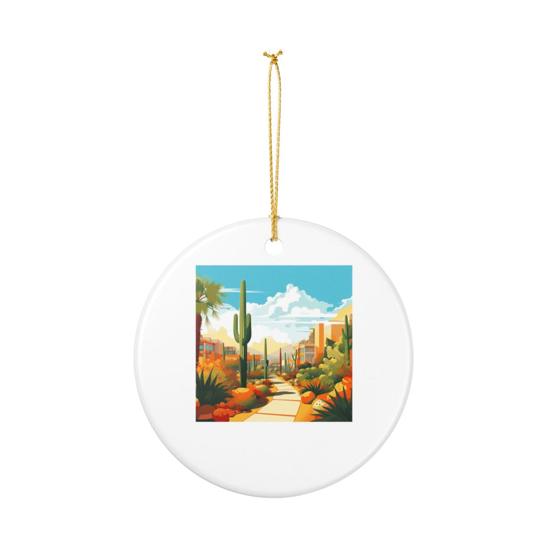 Scottsdale Arizona Ornament: Unique Scottsdale Souvenir, Scottsdale Arizona Xmas Decor, and Authentic Scottsdale Gift