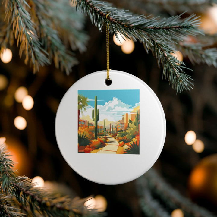 Scottsdale Arizona Ornament: Unique Scottsdale Souvenir, Scottsdale Arizona Xmas Decor, and Authentic Scottsdale Gift