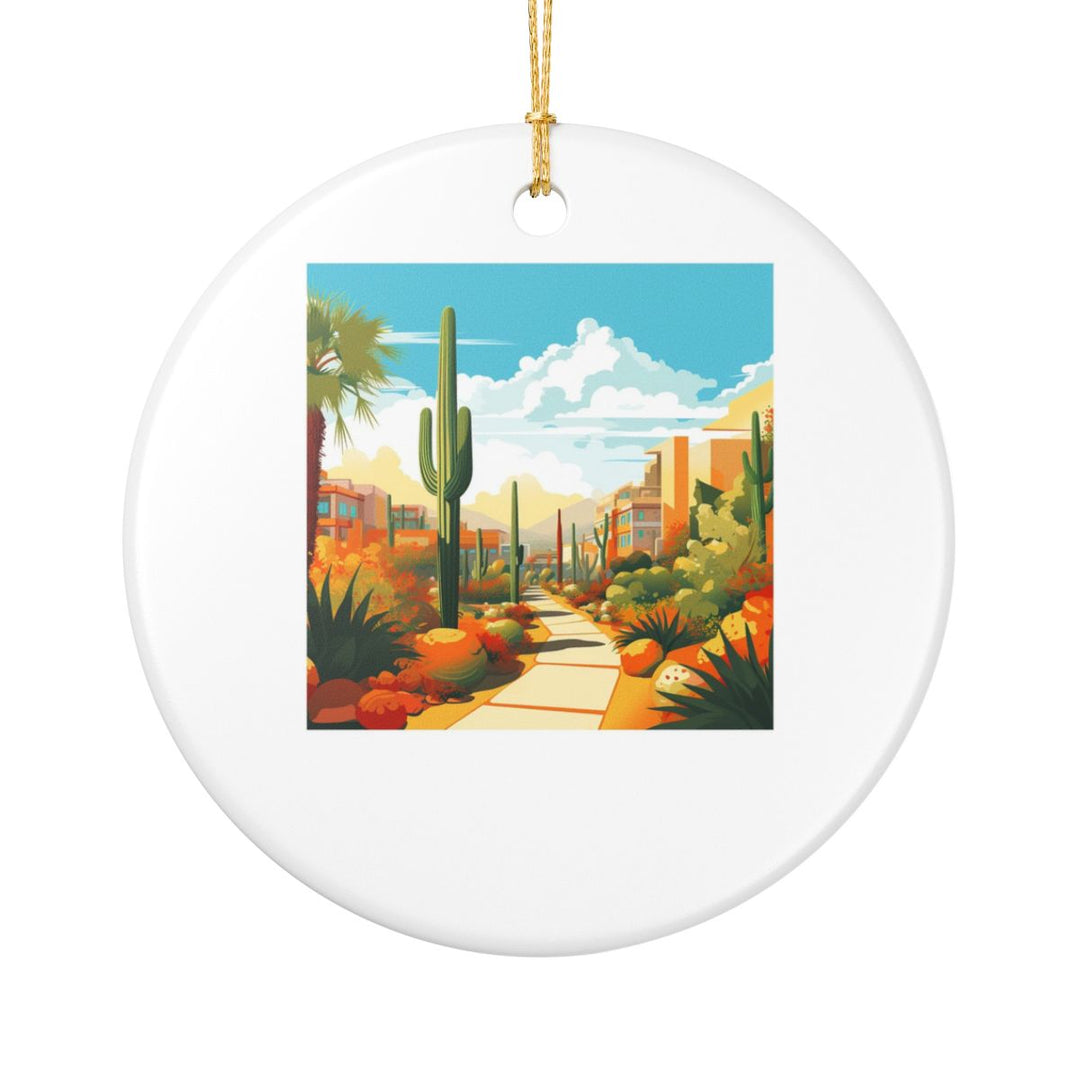 Scottsdale Arizona Ornament: Unique Scottsdale Souvenir, Scottsdale Arizona Xmas Decor, and Authentic Scottsdale Gift