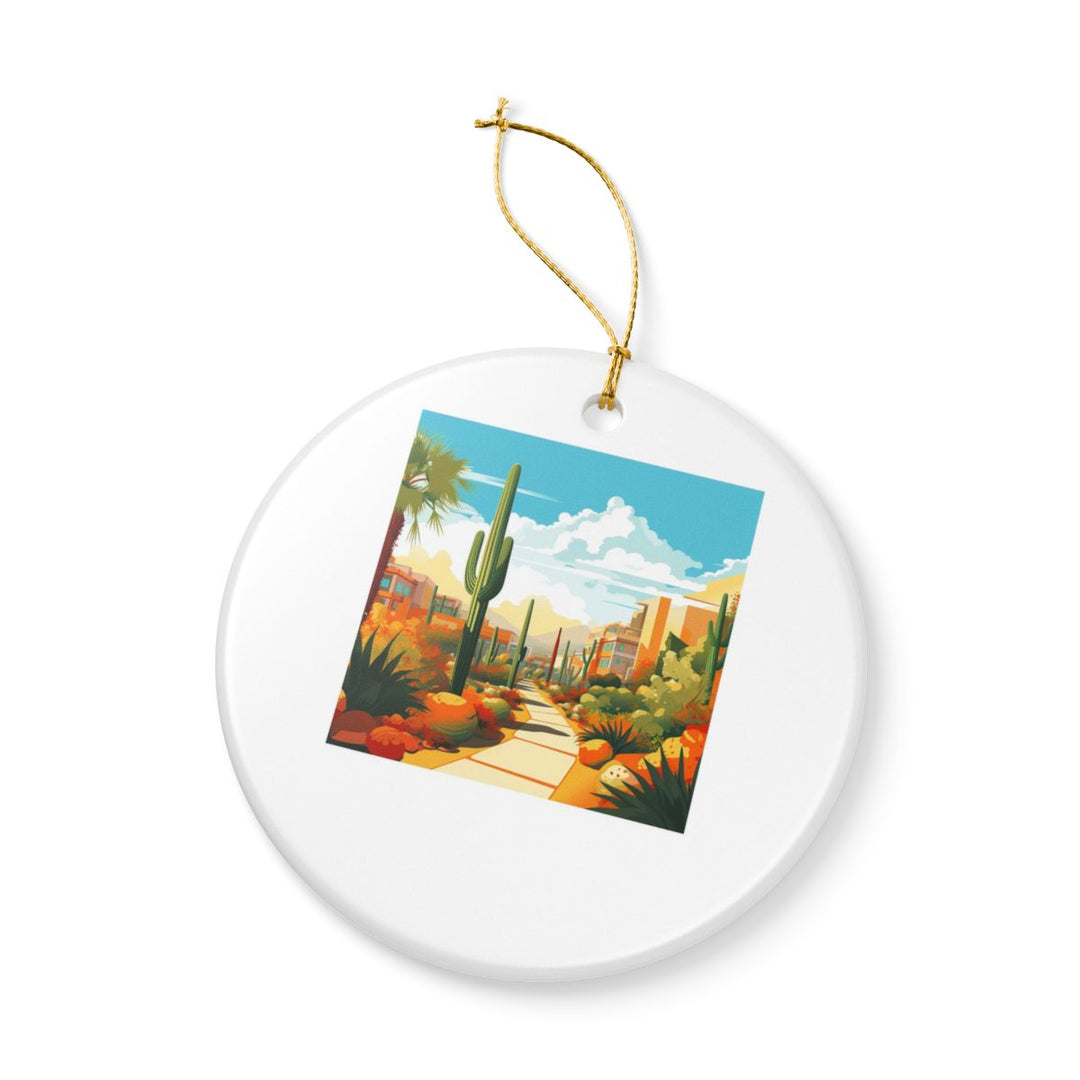 Scottsdale Arizona Ornament: Unique Scottsdale Souvenir, Scottsdale Arizona Xmas Decor, and Authentic Scottsdale Gift