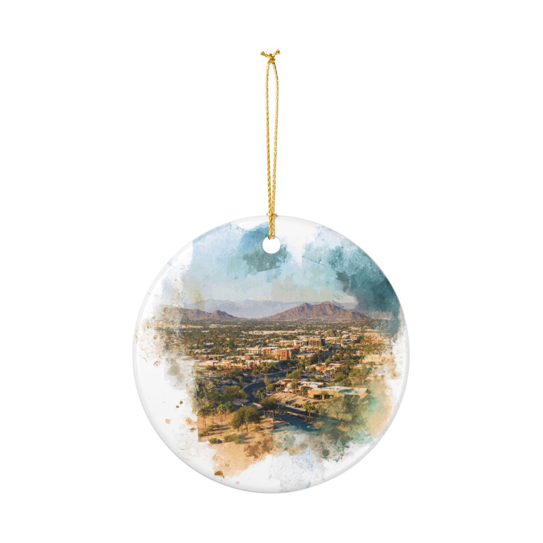 Scottsdale Arizona Ornament: Unique Scottsdale Souvenir, Scottsdale Arizona Xmas Decor, and Authentic Scottsdale Gift