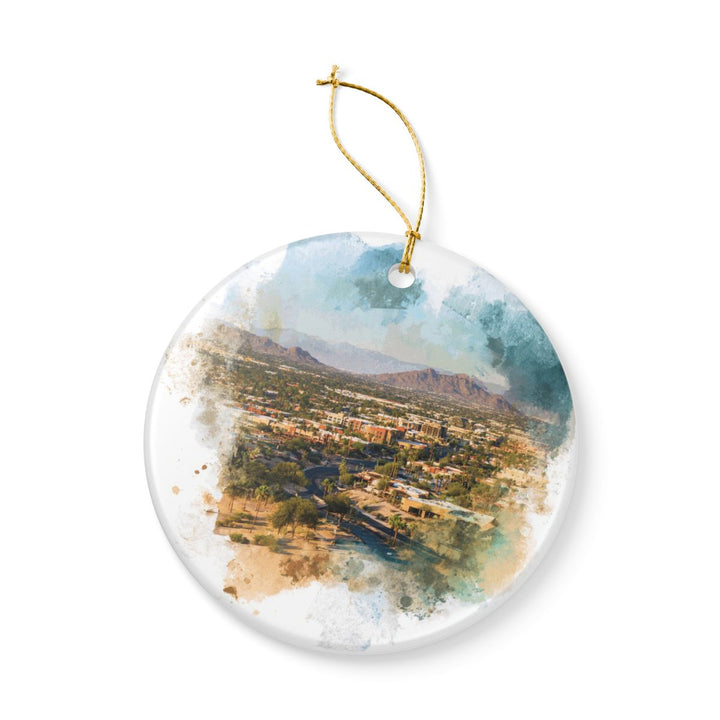 Scottsdale Arizona Ornament: Unique Scottsdale Souvenir, Scottsdale Arizona Xmas Decor, and Authentic Scottsdale Gift