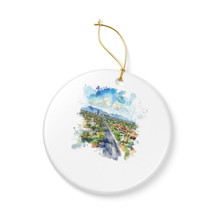 Scottsdale Arizona Ornament: Unique Scottsdale Souvenir, Scottsdale Arizona Xmas Decor, and Authentic Scottsdale Gift