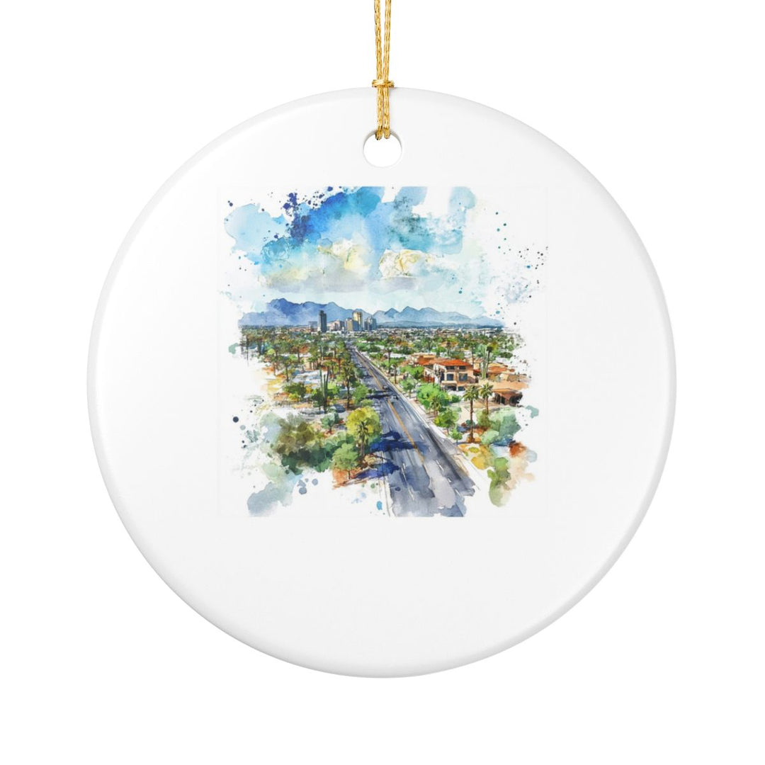 Scottsdale Arizona Ornament: Unique Scottsdale Souvenir, Scottsdale Arizona Xmas Decor, and Authentic Scottsdale Gift