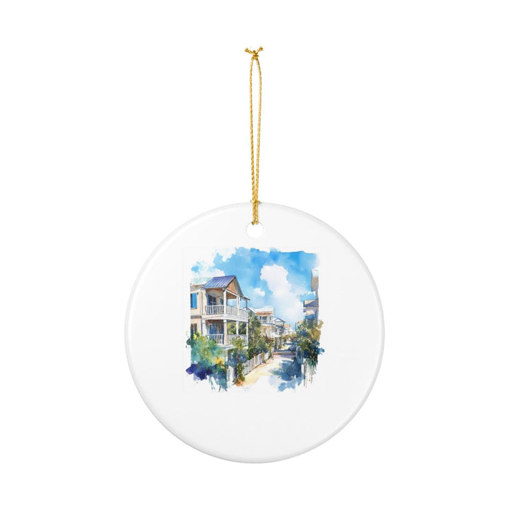 Seaside Florida Ornament: Unique Seaside Souvenir, Seaside Florida Xmas Decor, and Authentic Seaside Gift
