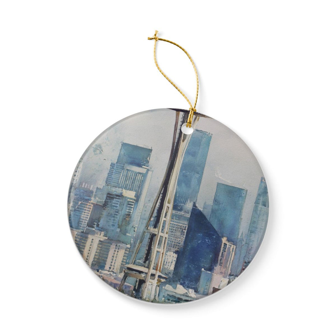 Seattle Washington USA Ornament: Unique Seattle Souvenir, Seattle Washington Xmas Decor, and Authentic Seattle Gift