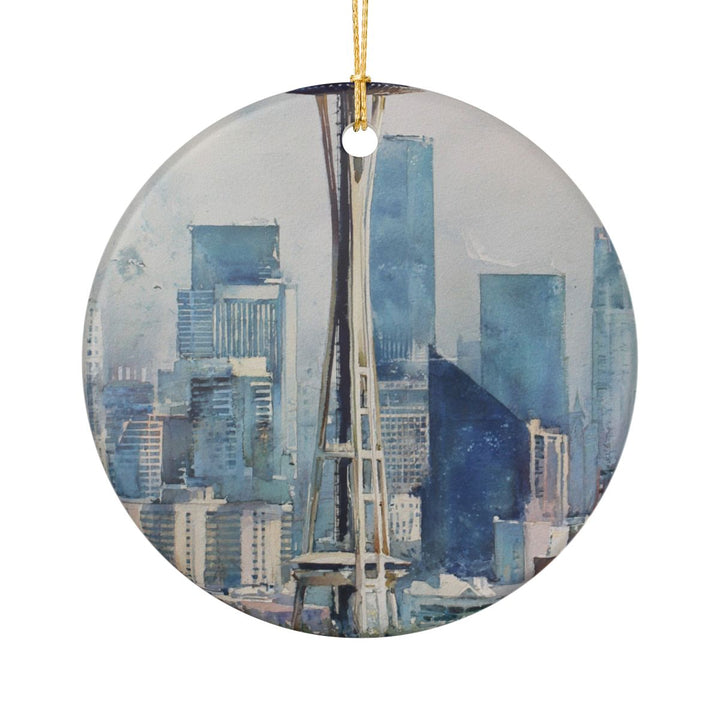 Seattle Washington USA Ornament: Unique Seattle Souvenir, Seattle Washington Xmas Decor, and Authentic Seattle Gift
