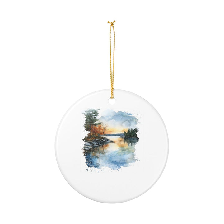 Sebago Lake Ornament: Unique Sebago Lake Souvenir, Sebago Lake Xmas Decor, and Authentic Sebago Lake Gift