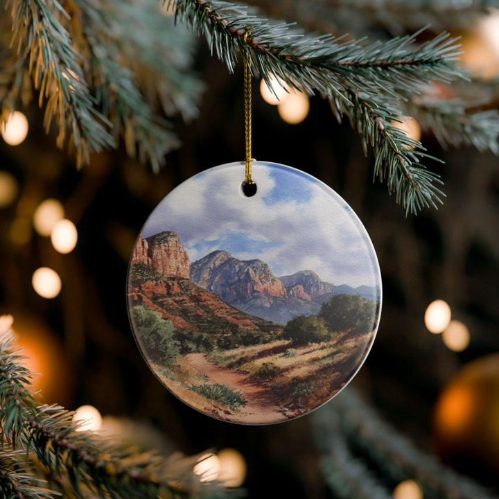 Sedona Arizona Ornament: Unique Sedona Souvenir, Sedona Arizona Xmas Decor, and Authentic Sedona Gift