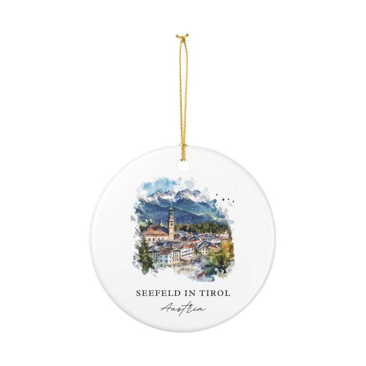 Seefeld in Tirol Austria Ornament: Unique Seefeld in Tirol Souvenir, Seefeld in Tirol Austria Xmas Decor, and Authentic Seefeld in Tirol Gift