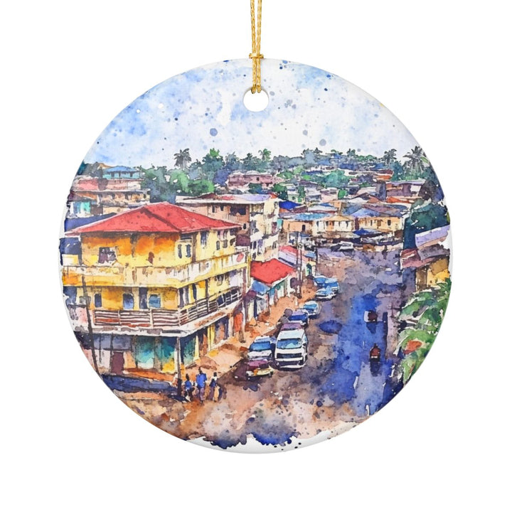 Sekondi-takoradi Ornament: Unique Sekondi-takoradi Souvenir, Sekondi-takoradi Xmas Decor, and Authentic Sekondi-takoradi Gift