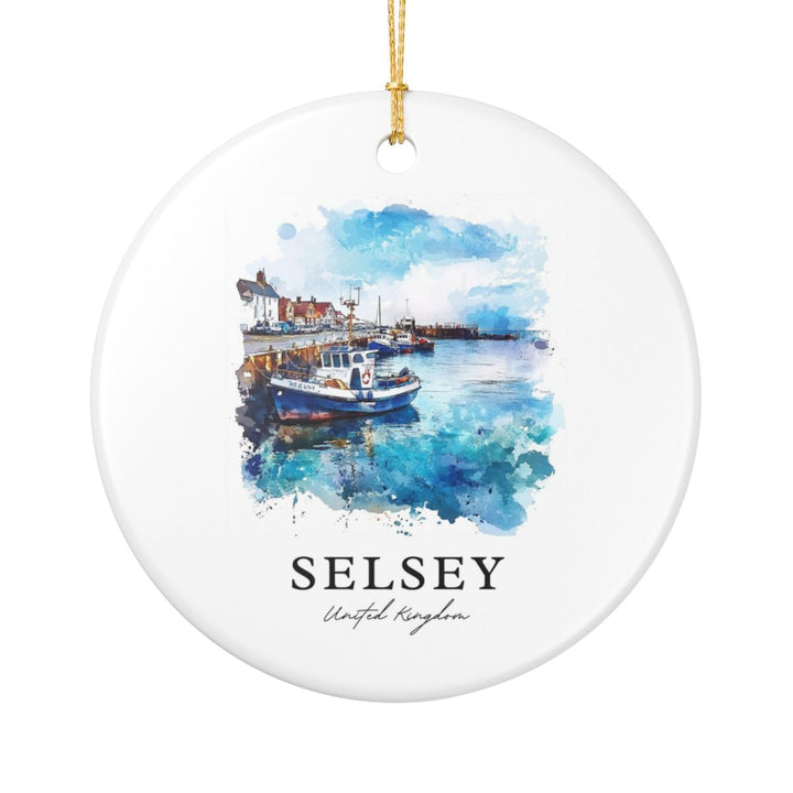 Selsey United Kingdom Ornament: Unique Selsey United Kingdom Souvenir, Selsey United Kingdom Xmas Decor, and Authentic Selsey United Kingdom Gift