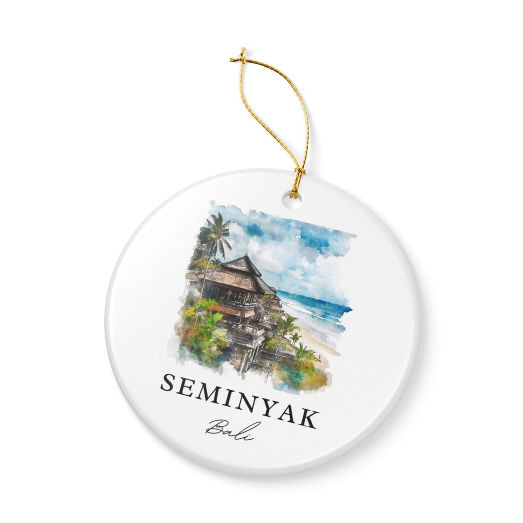 Seminyak Bali Ornament: Unique Seminyak Bali Souvenir, Seminyak Bali Xmas Decor, and Authentic Seminyak Bali Gift