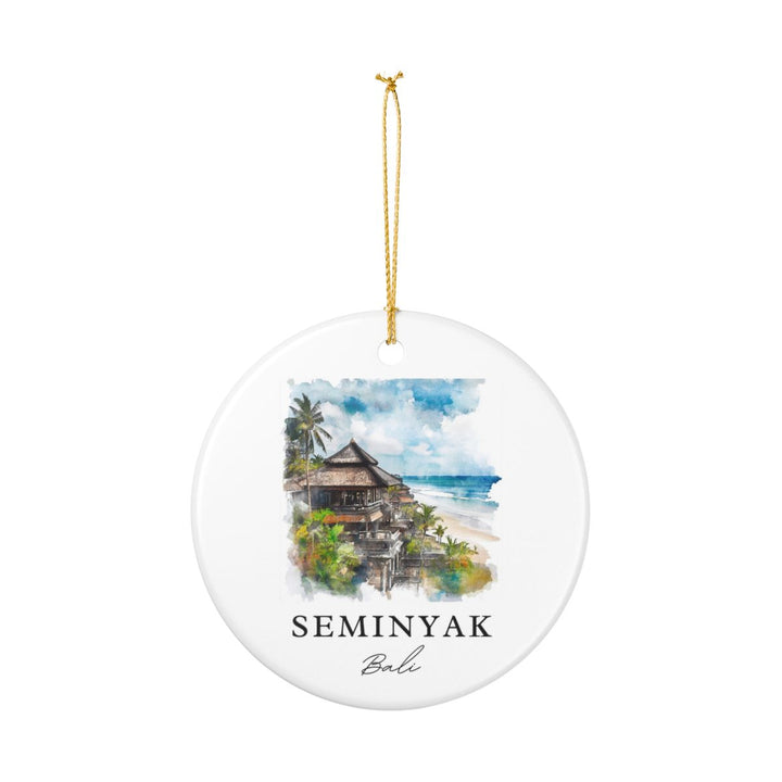Seminyak Bali Ornament: Unique Seminyak Bali Souvenir, Seminyak Bali Xmas Decor, and Authentic Seminyak Bali Gift