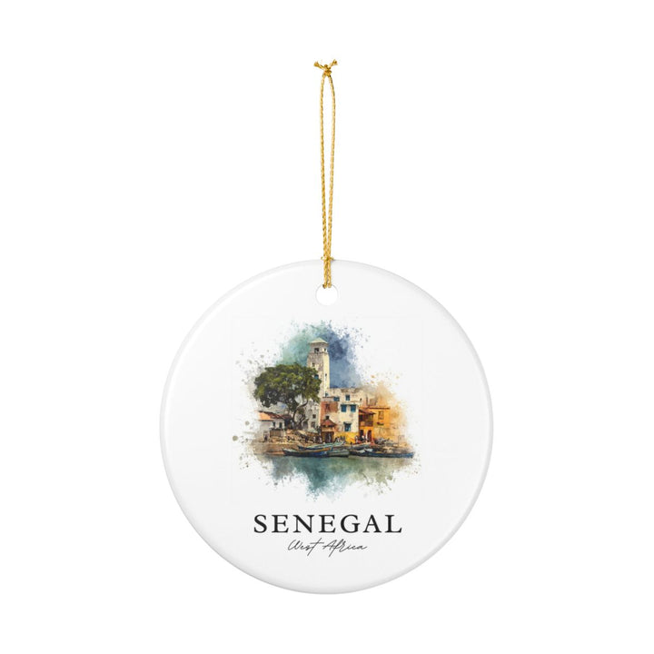 Senegal Ornament: Unique Senegal Souvenir, Senegal Xmas Decor, and Authentic Senegal Gift