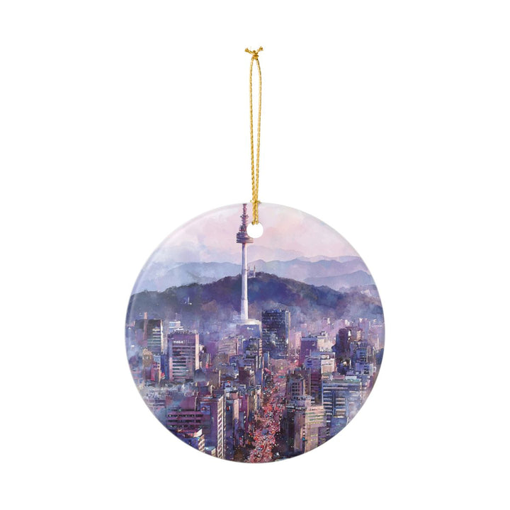 Seoul South Korea Ornament: Unique Seoul Souvenir, Seoul South Korea Xmas Decor, and Authentic Seoul Gift