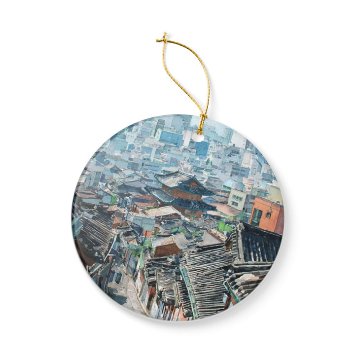 Seoul South Korea Ornament: Unique Seoul Souvenir, Seoul South Korea Xmas Decor, and Authentic Seoul Gift