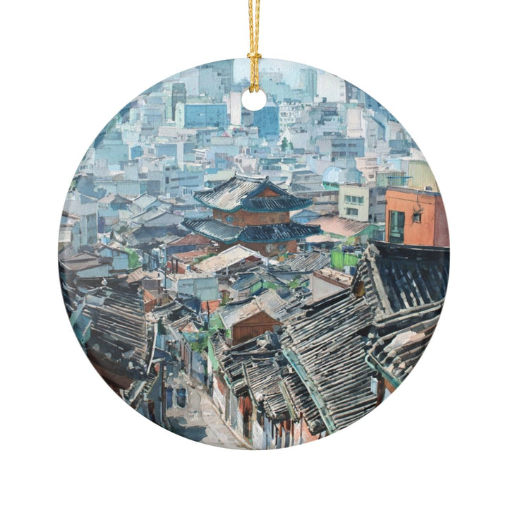 Seoul South Korea Ornament: Unique Seoul Souvenir, Seoul South Korea Xmas Decor, and Authentic Seoul Gift