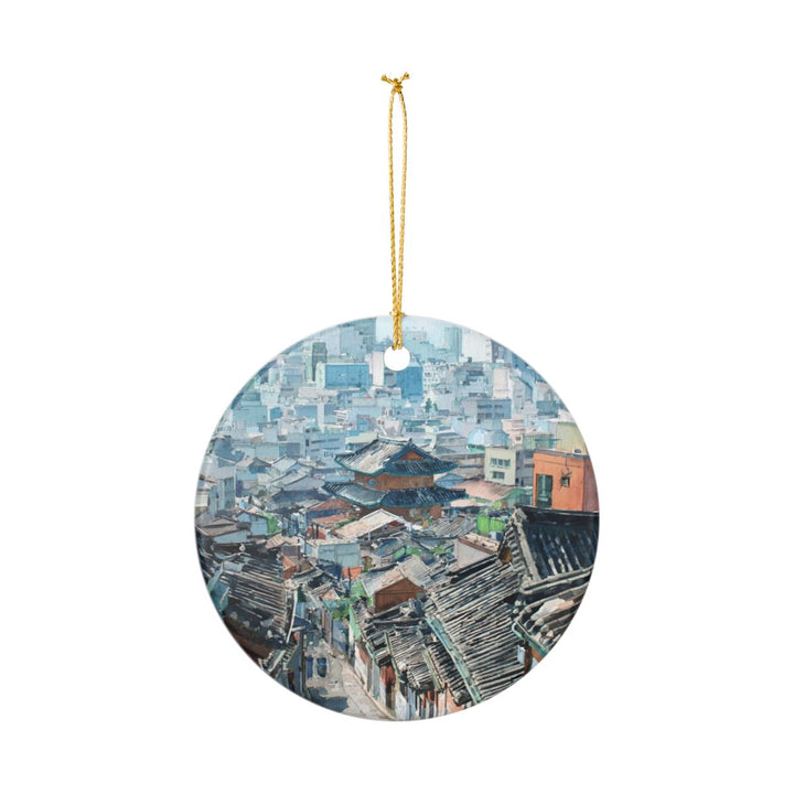 Seoul South Korea Ornament: Unique Seoul Souvenir, Seoul South Korea Xmas Decor, and Authentic Seoul Gift