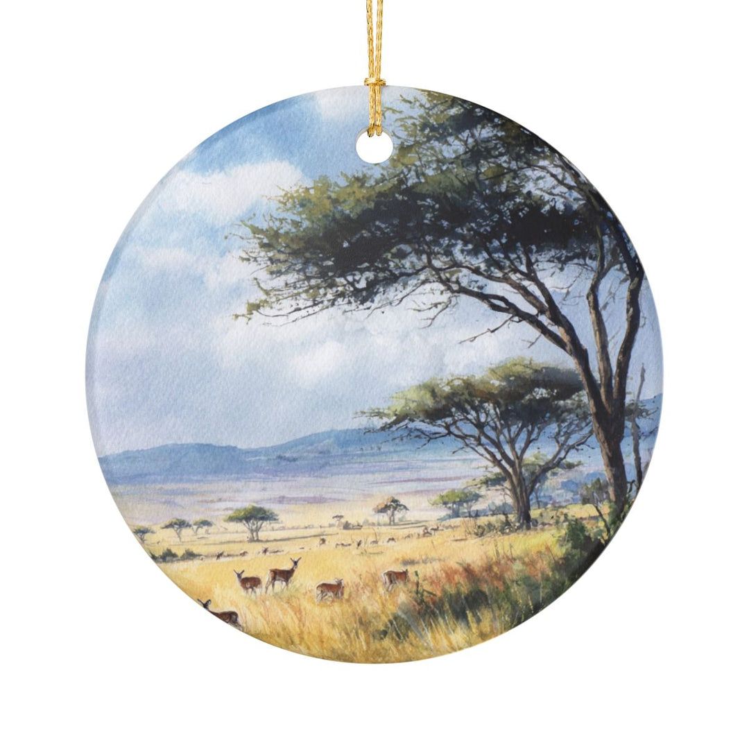Serengeti National Park Tanzania Ornament: Unique Serengeti National Park Souvenir, Serengeti National Park Tanzania Xmas Decor, and Authentic Serengeti National Park Gift