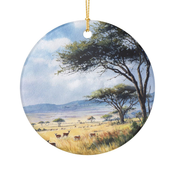 Serengeti National Park Tanzania Ornament: Unique Serengeti National Park Souvenir, Serengeti National Park Tanzania Xmas Decor, and Authentic Serengeti National Park Gift