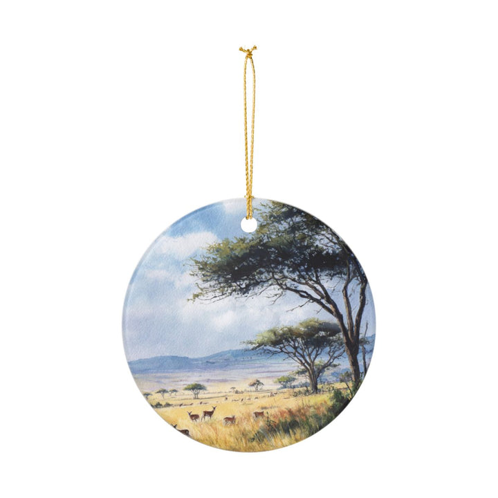 Serengeti National Park Tanzania Ornament: Unique Serengeti National Park Souvenir, Serengeti National Park Tanzania Xmas Decor, and Authentic Serengeti National Park Gift