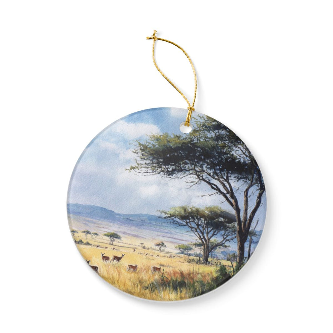 Serengeti National Park Tanzania Ornament: Unique Serengeti National Park Souvenir, Serengeti National Park Tanzania Xmas Decor, and Authentic Serengeti National Park Gift