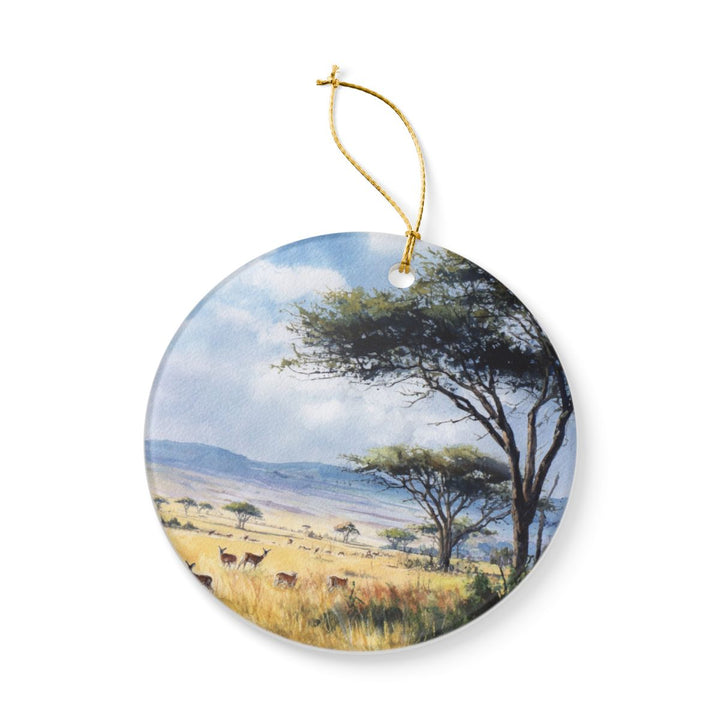 Serengeti National Park Tanzania Ornament: Unique Serengeti National Park Souvenir, Serengeti National Park Tanzania Xmas Decor, and Authentic Serengeti National Park Gift