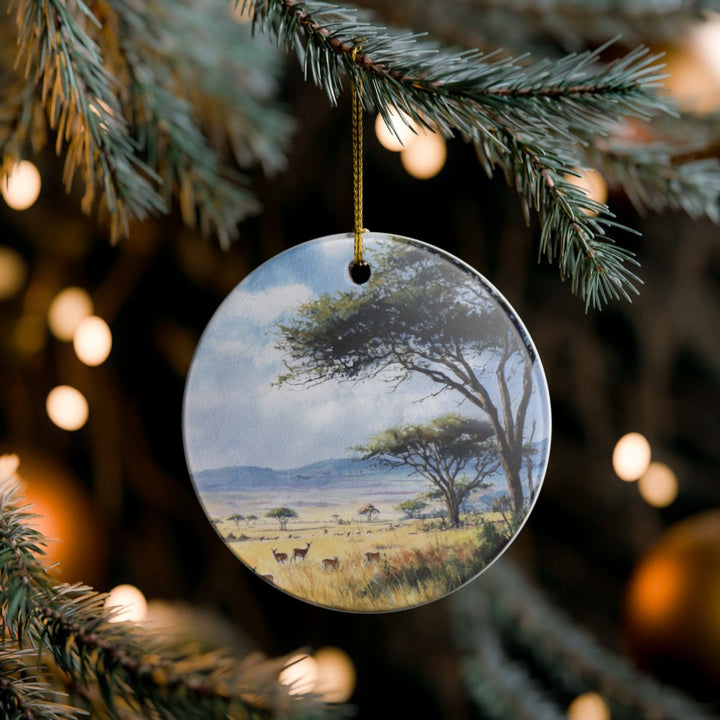 Serengeti National Park Tanzania Ornament: Unique Serengeti National Park Souvenir, Serengeti National Park Tanzania Xmas Decor, and Authentic Serengeti National Park Gift