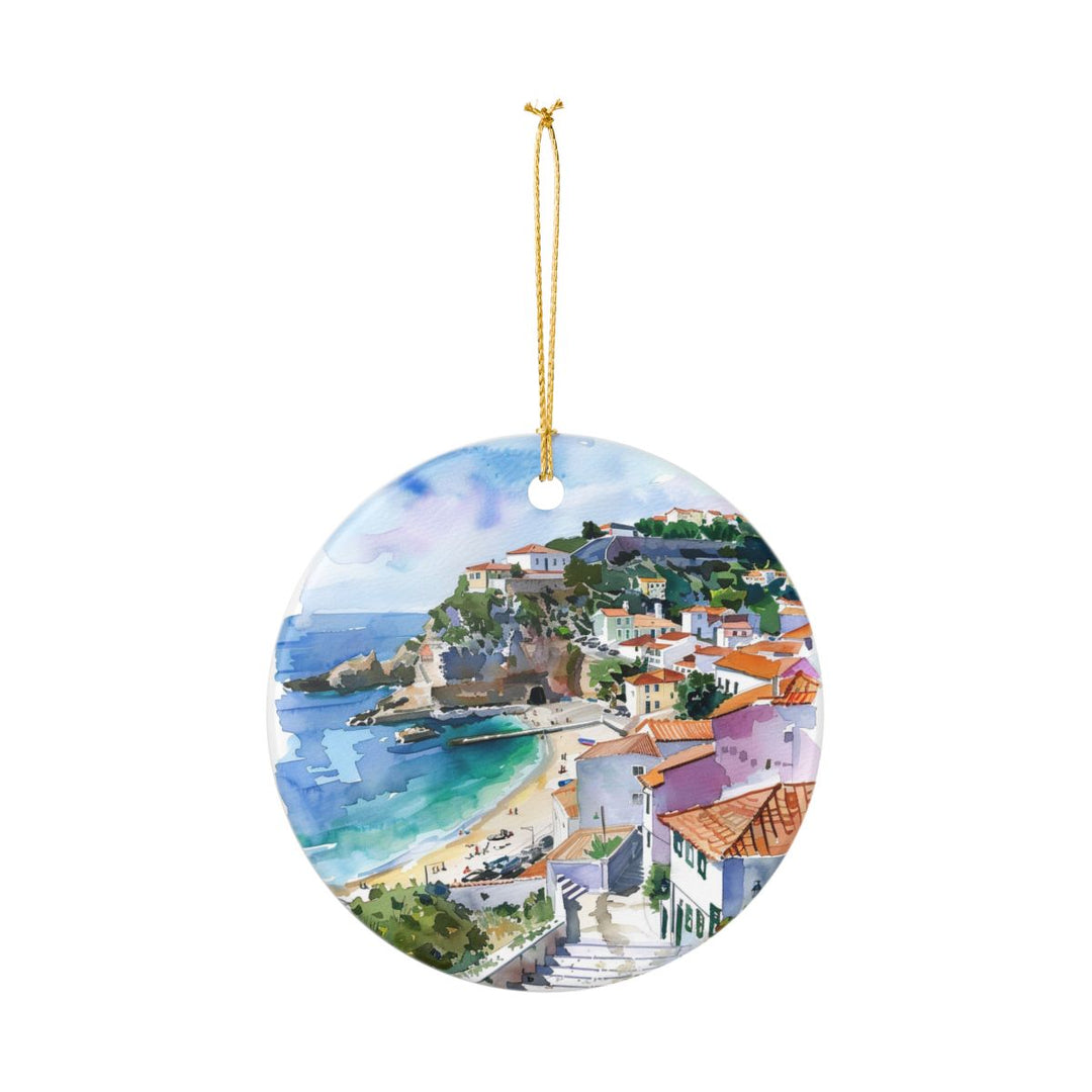 Sesimbra Portugal Ornament: Unique Sesimbra Portugal Souvenir, Sesimbra Portugal Xmas Decor, and Authentic Sesimbra Portugal Gift
