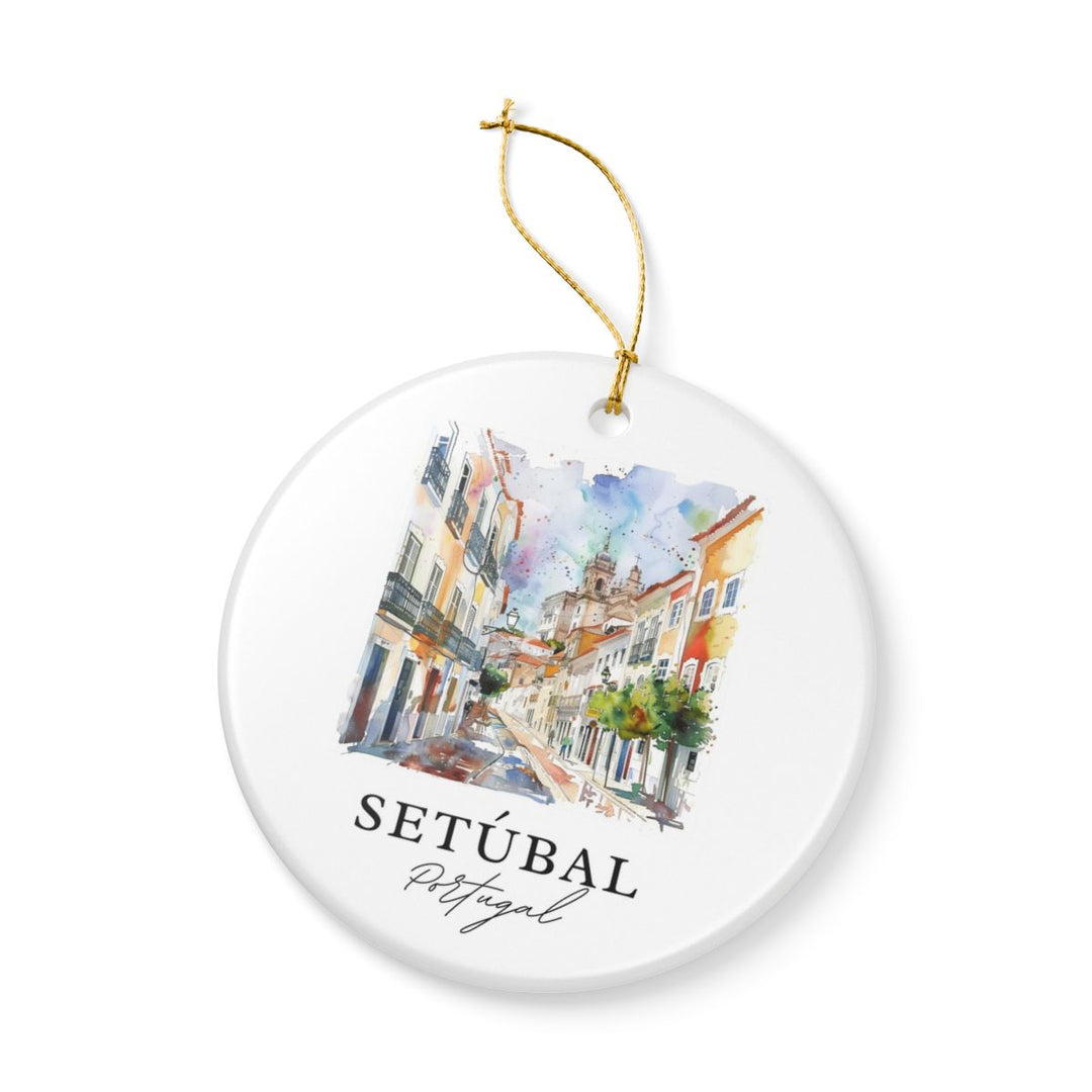 Setúbal Portugal Ornament: Unique Setúbal Souvenir, Setúbal Portugal Xmas Decor, and Authentic Setúbal Gift