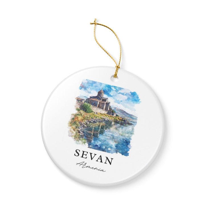Sevan Armenia Ornament: Unique Sevan Armenia Souvenir, Sevan Armenia Xmas Decor, and Authentic Sevan Armenia Gift