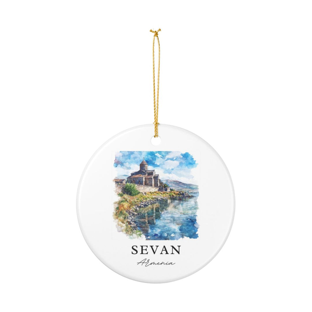 Sevan Armenia Ornament: Unique Sevan Armenia Souvenir, Sevan Armenia Xmas Decor, and Authentic Sevan Armenia Gift