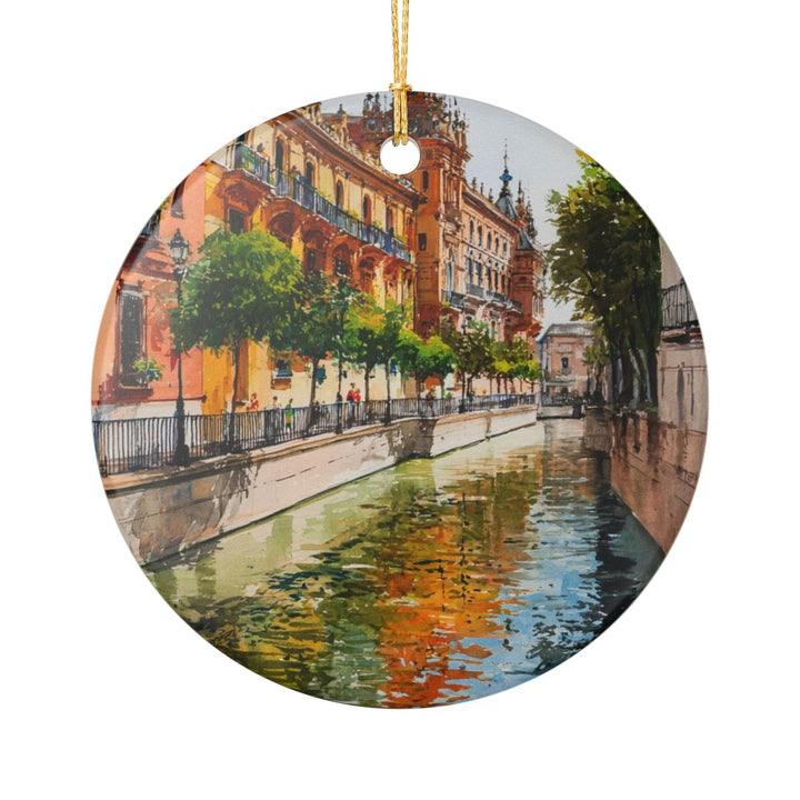 Seville Spain Ornament: Unique Seville Souvenir, Seville Spain Xmas Decor, and Authentic Seville Gift