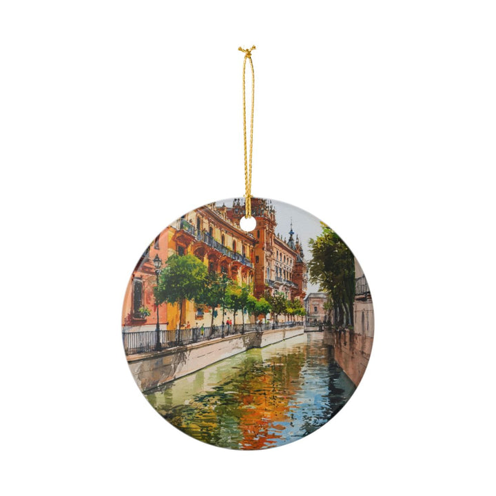 Seville Spain Ornament: Unique Seville Souvenir, Seville Spain Xmas Decor, and Authentic Seville Gift