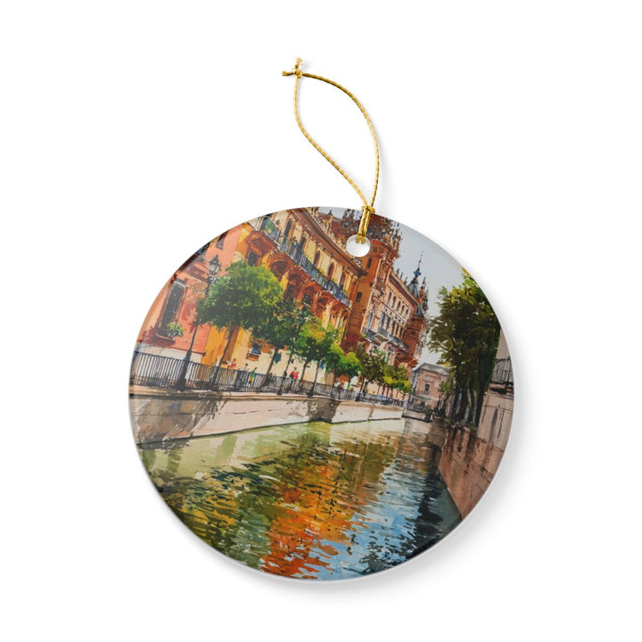 Seville Spain Ornament: Unique Seville Souvenir, Seville Spain Xmas Decor, and Authentic Seville Gift