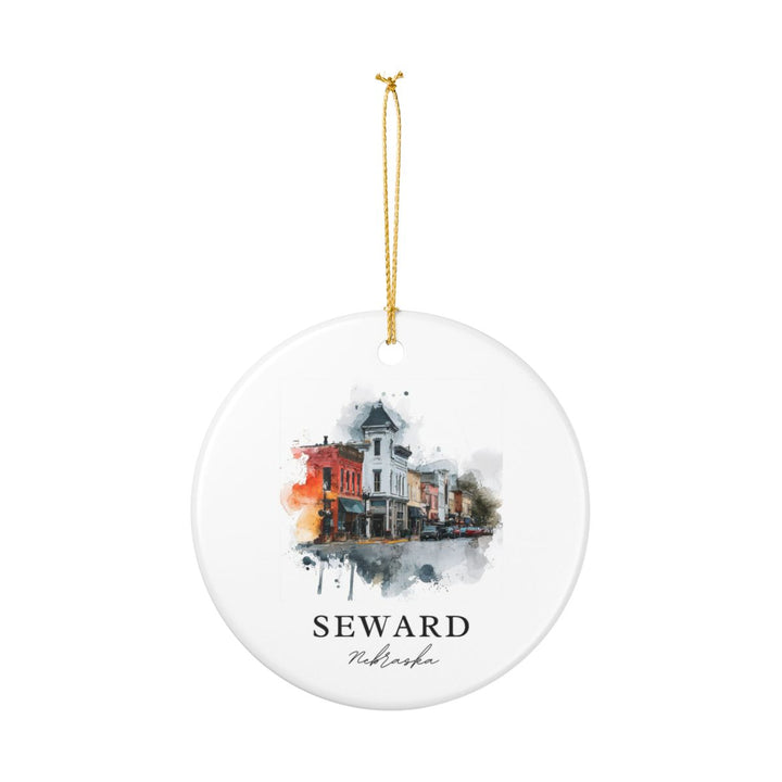 Seward Nebraska Ornament: Unique Seward Souvenir, Seward Nebraska Xmas Decor, and Authentic Seward Gift